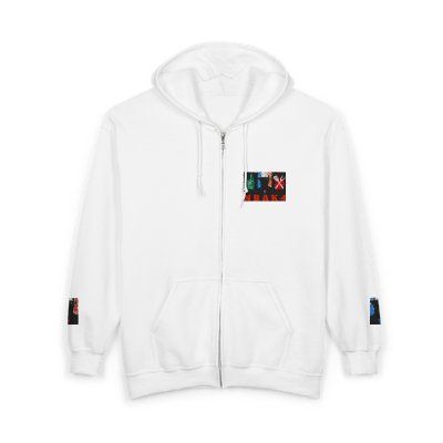 ( TRADE 2 ) NBAK4 activewear - ZIPPED HOODIES  w/ WHITE colors OPTIONS 2