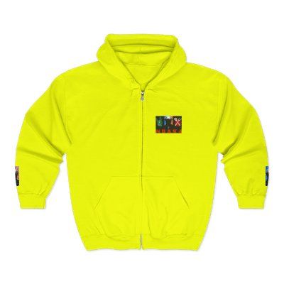 ( TRADE 2 ) NBAK4 activewear - ZIPPED HOODIES  w/ SAFETY GREEN colors OPTIONS 2