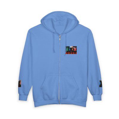 ( TRADE 2 ) NBAK4 activewear - ZIPPED HOODIES  w/ CAROLINA BLUE colors OPTIONS 2