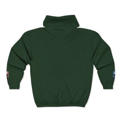 ( TRADE 2 ) NBAK4 activewear - ZIPPED HOODIES  w/ FOREST GREEN colors OPTIONS 2