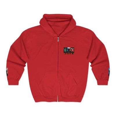( TRADE 2 ) NBAK4 activewear WOMENS - ZIPPED HOODIES  w/ RED colors OPTIONS 2