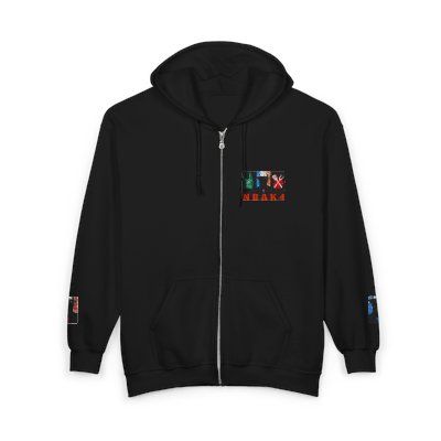 ( TRADE 2 ) NBAK4 activewear MENS - ZIPPED HOODIES  w/ NAVY BLUE colors OPTIONS 2