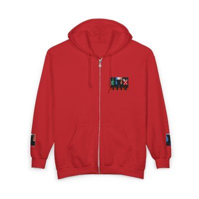 ( TRADE 2 ) NBAK4 activewear WOMENS - ZIPPED HOODIES  w/ RED colors OPTIONS 2