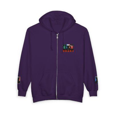 ( TRADE 2 ) NBAK4 activewear WOMENS - ZIPPED HOODIES  w/ PURPLE colors OPTIONS 2