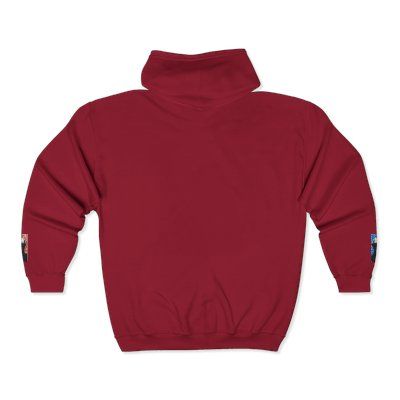 ( TRADE 2 ) NBAK4 activewear MENS - ZIPPED HOODIES  w/ CARDINAL RED colors OPTIONS 2