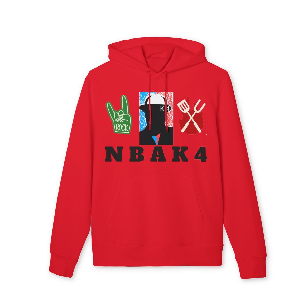( TRADE 1 ) NBAK4 activewear MENS red - KANGKOL HOODIES  (w/ 1 color OPTION 1)