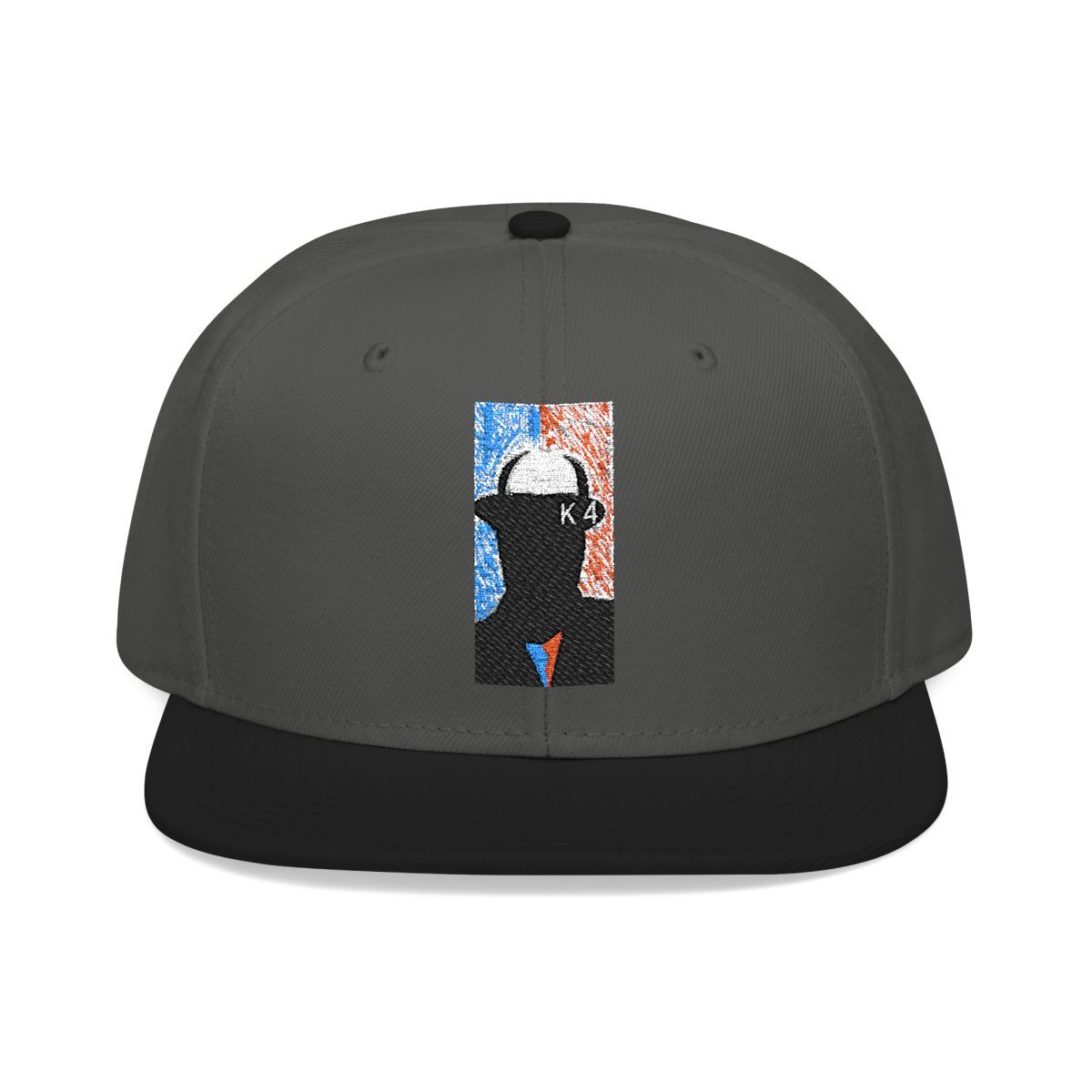 ( TRADE 1 ) NBAK4 activewear - LOGO SNAP BACK ADJUSTABLE w/  black &amp; charcoal colors OPTION 1)