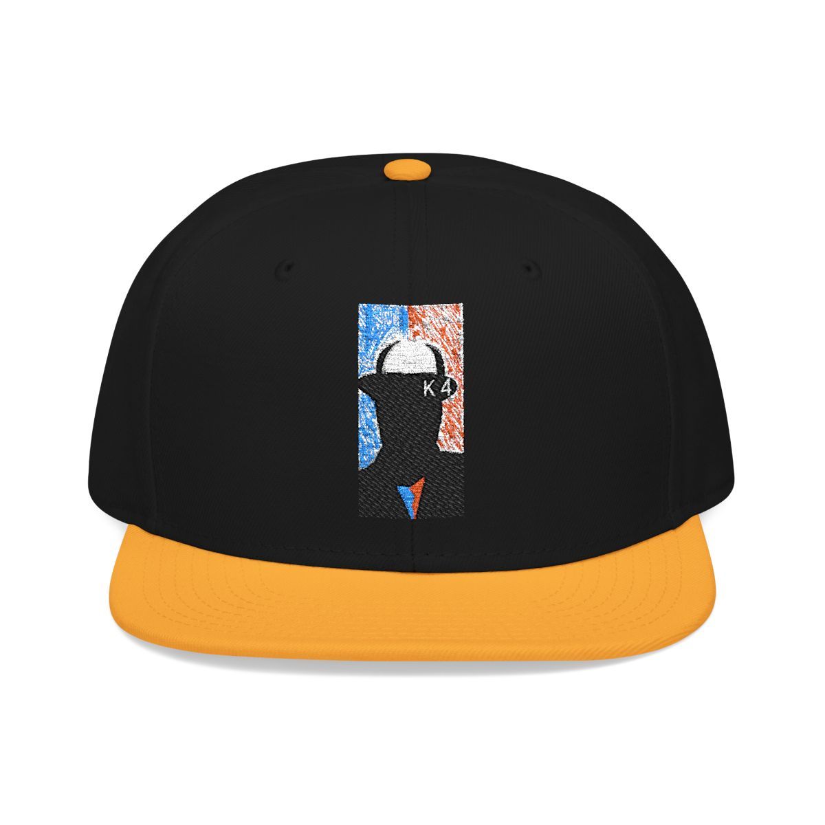 ( TRADE 1 ) NBAK4 activewear - LOGO SNAP BACK ADJUSTABLE w/ black &amp; gold colors OPTION 1)
