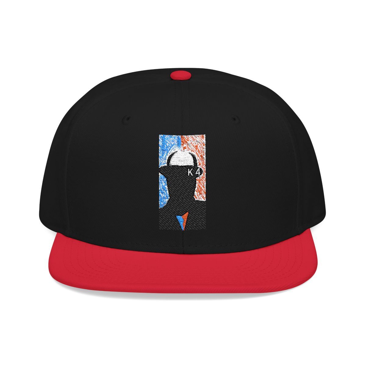 ( TRADE 1 ) NBAK4 activewear - LOGO SNAP BACK ADJUSTABLE w/ black &amp; red colors OPTION 1)