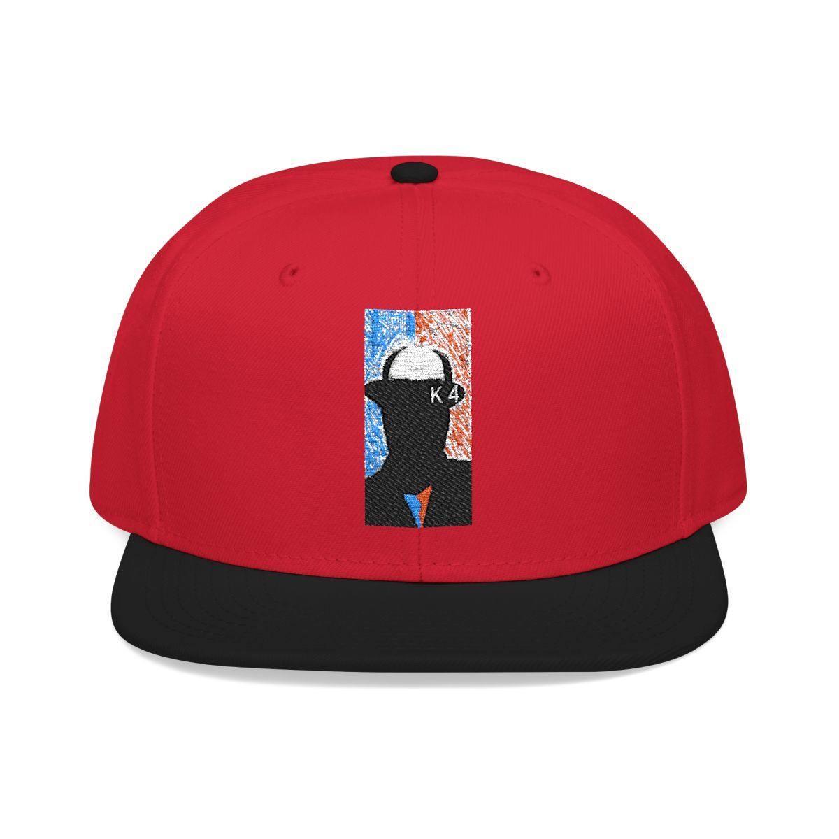 ( TRADE 1 ) NBAK4 activewear - LOGO SNAP BACK ADJUSTABLE w/ red &amp; black colors OPTION 1)