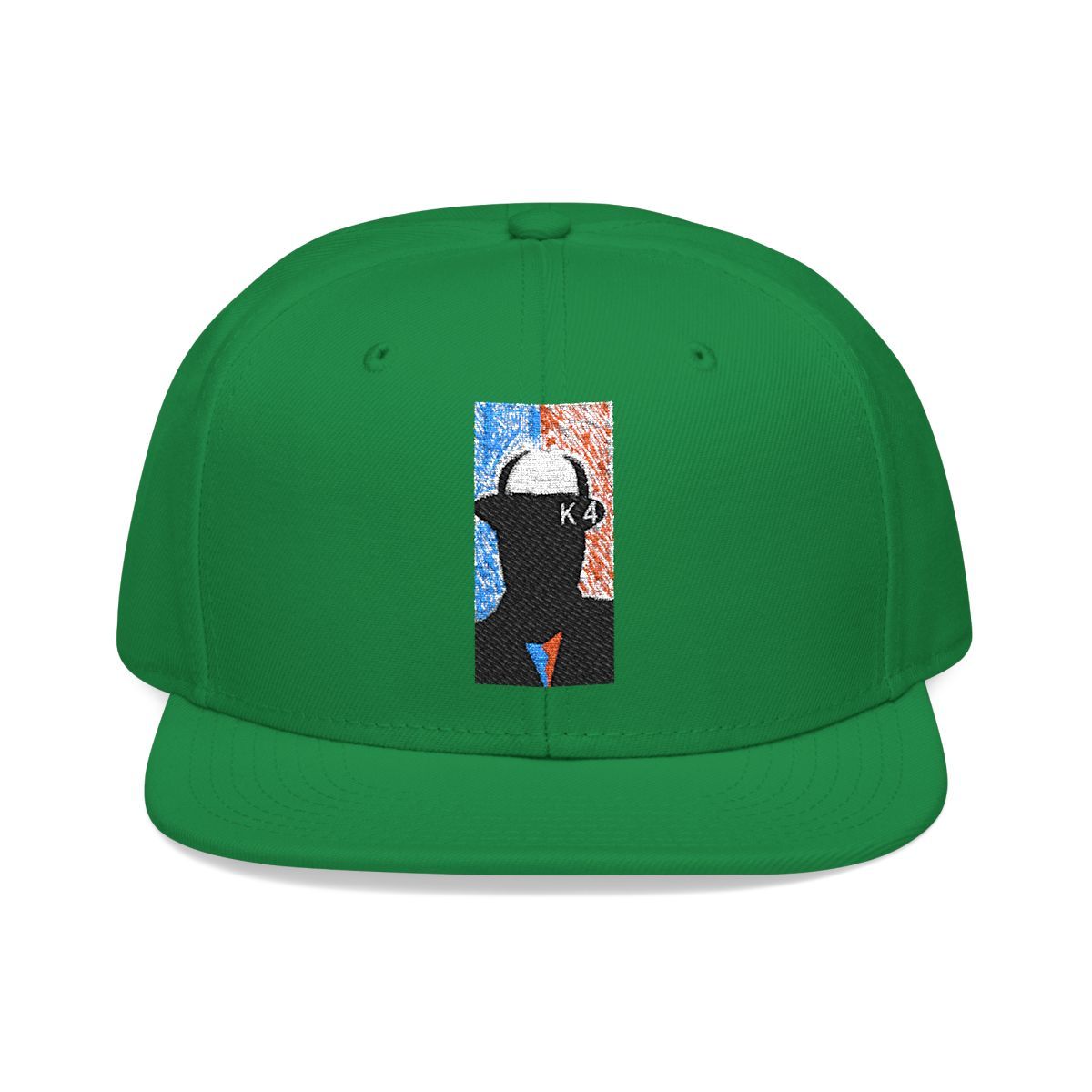 ( TRADE 1 ) NBAK4 activewear - LOGO SNAP BACK ADJUSTABLE w/ kelly green colors OPTION 1)
