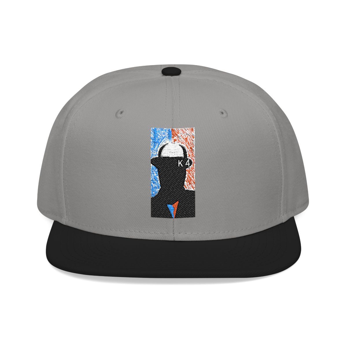 ( TRADE 1 ) NBAK4 activewear - LOGO SNAP BACK ADJUSTABLE w/ gray &amp; black colors OPTION 1)