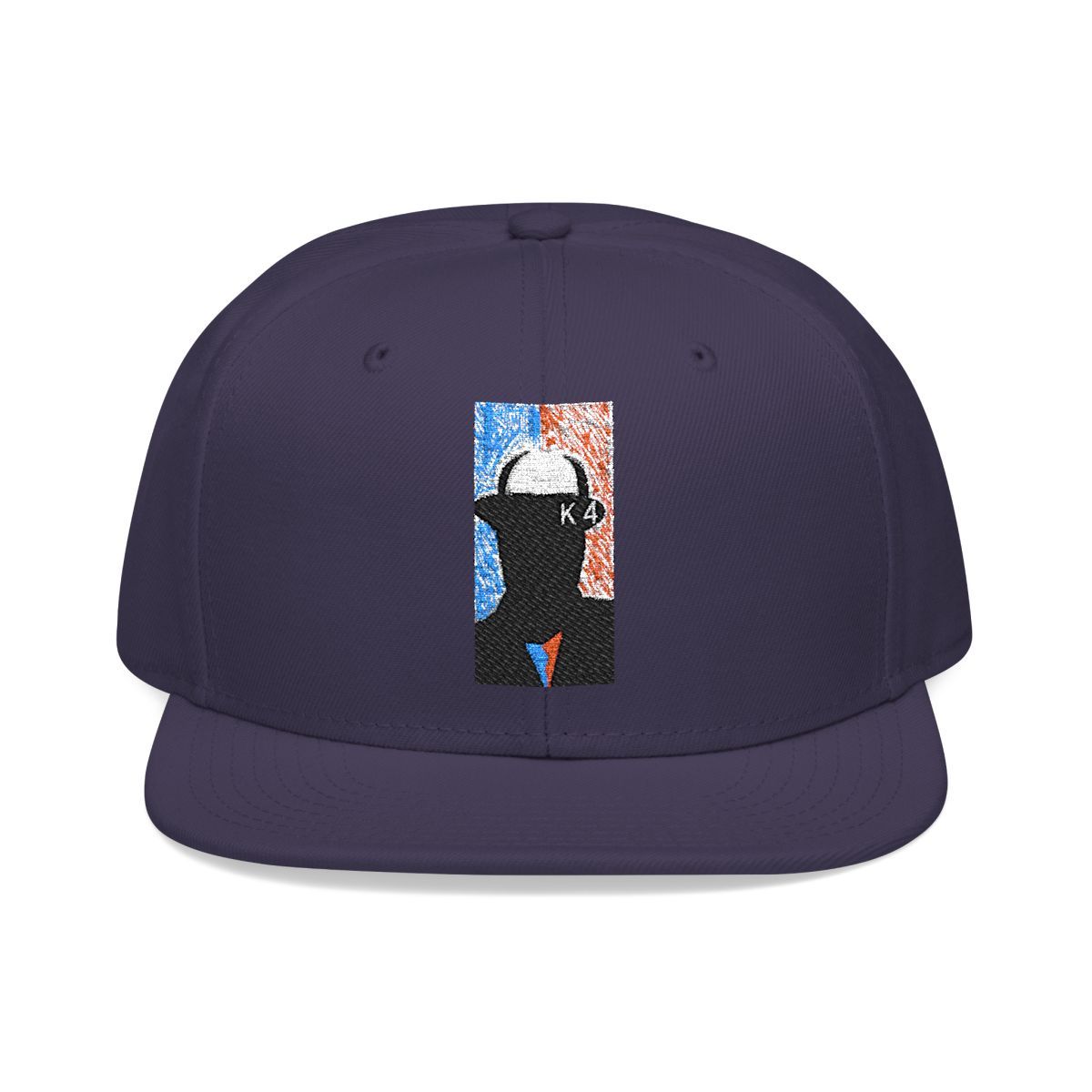 ( TRADE 1 ) NBAK4 activewear - LOGO SNAP BACK ADJUSTABLE w/ navy blue colors OPTION 1)