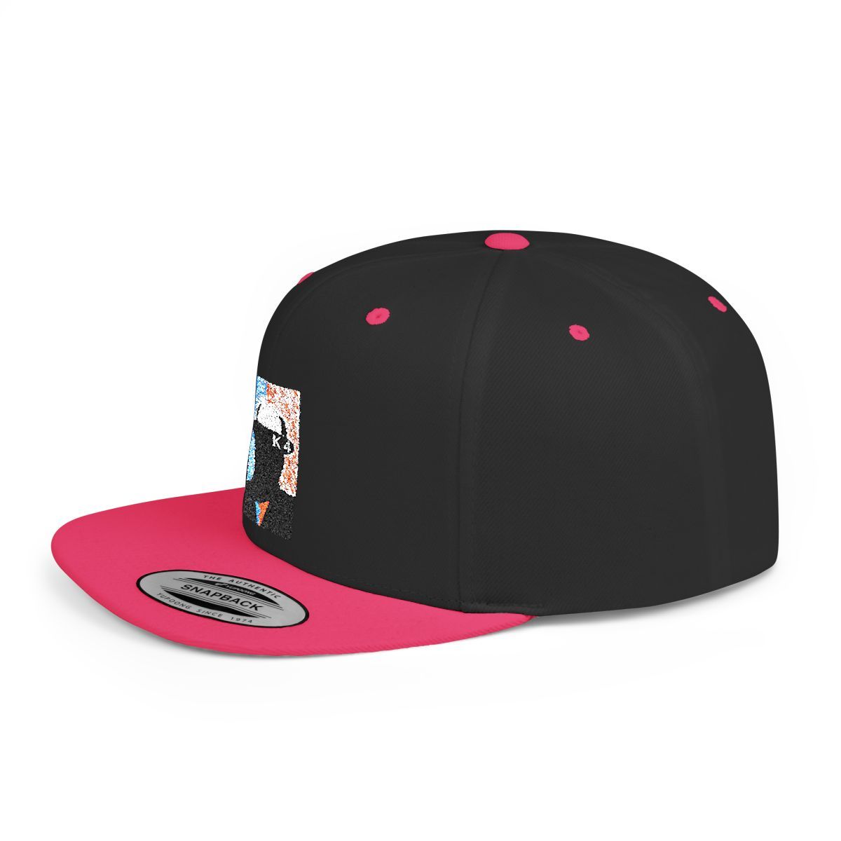 ( TRADE  6 ) NBAK4 activewear - LOGO SNAP BACK ADJUSTABLE CAP w/ black &amp; neon pink OPTION 6