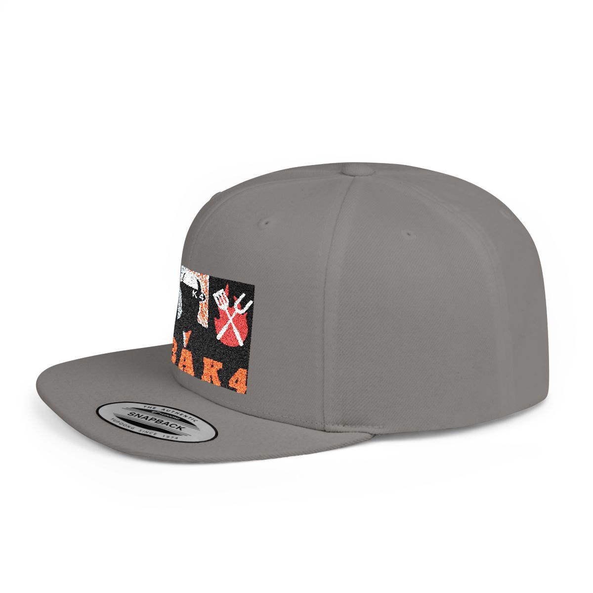 ( TRADE  7 ) NBAK4 activewear -  LARGE LOGO SNAP BACK ADJUSTABLE CAP w/ silver OPTION 3