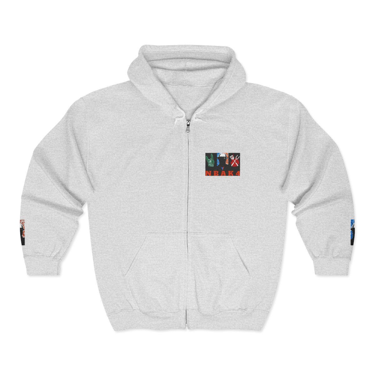 ( TRADE 2 ) NBAK4 activewear WOMENS - ZIPPED HOODIES  w/ ASH colors OPTIONS 4
