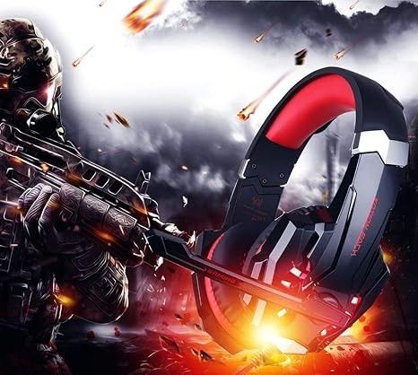 ( TRADE 1 ) RED Gaming LED Headset with Microphone OPTION 1