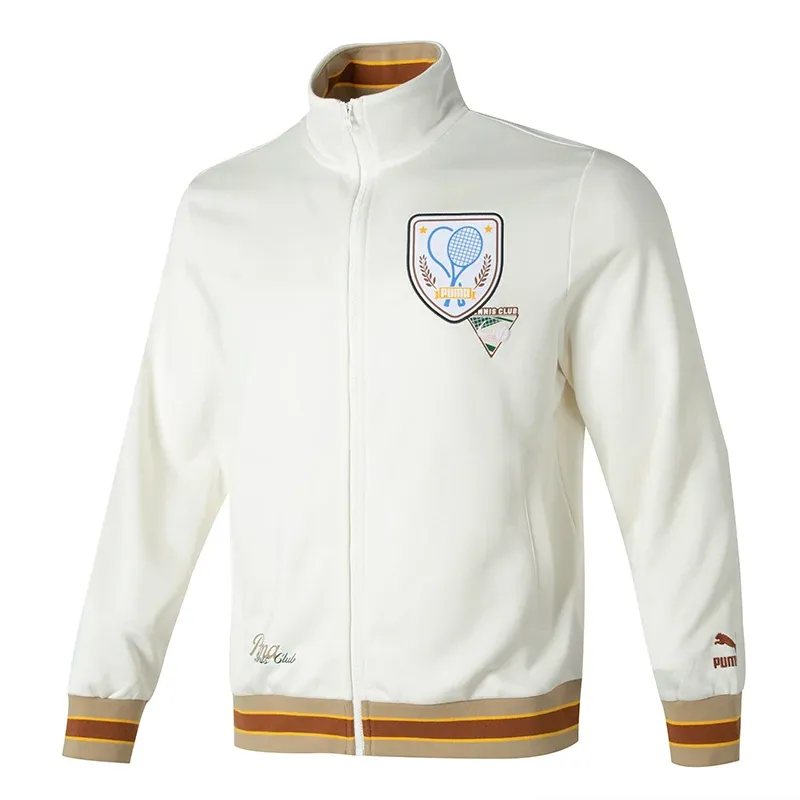 Puma Men&#39;s and Women&#39;s Team Jp Relaxed Track Jacket Couple Jacket, Size: XL, Color: WHITE