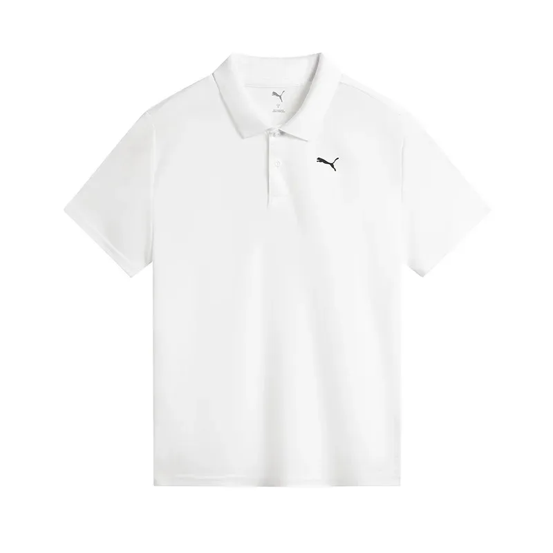 Puma White Men&#39;s and Women&#39;s Sports Casual Short-Sleeved Polo52193352