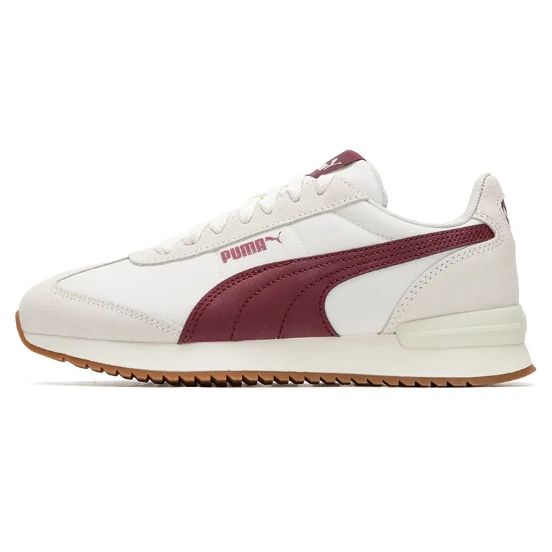 Puma Men&#39;s Shoes Women&#39;s Shoes T-Toe Shoes R78 Nylon Retro Moral, Color: WHITE, Shoe Size: 36