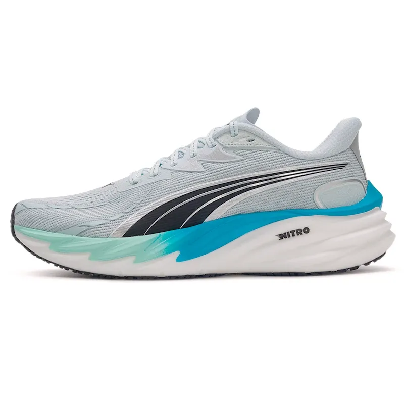 Puma Men&#39;s Shoes Velocity Nitro 4 Ap Running Shoes Fitness Training, Color: Blue, Shoe Size: 45