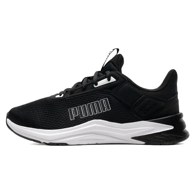Puma Ftr Wave Running Shoes Cushioning Breathable Men&#39;s and Women&#39;s, Color: black, Shoe Size: 45