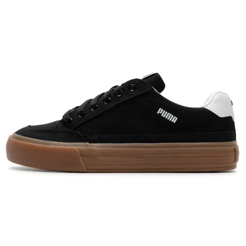 Puma Canvas Shoes Men&#39;s Shoes Women&#39;s Shoes Sports Shoes Low-Top, Color: black, Shoe Size: 38.5