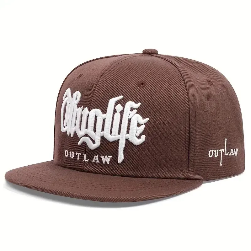 ( TRADE 3 ) TEAM THUG LIFE activewear - LOGO SNAP BACK ADJUSTABLE w/ coffee colors OPTION 7