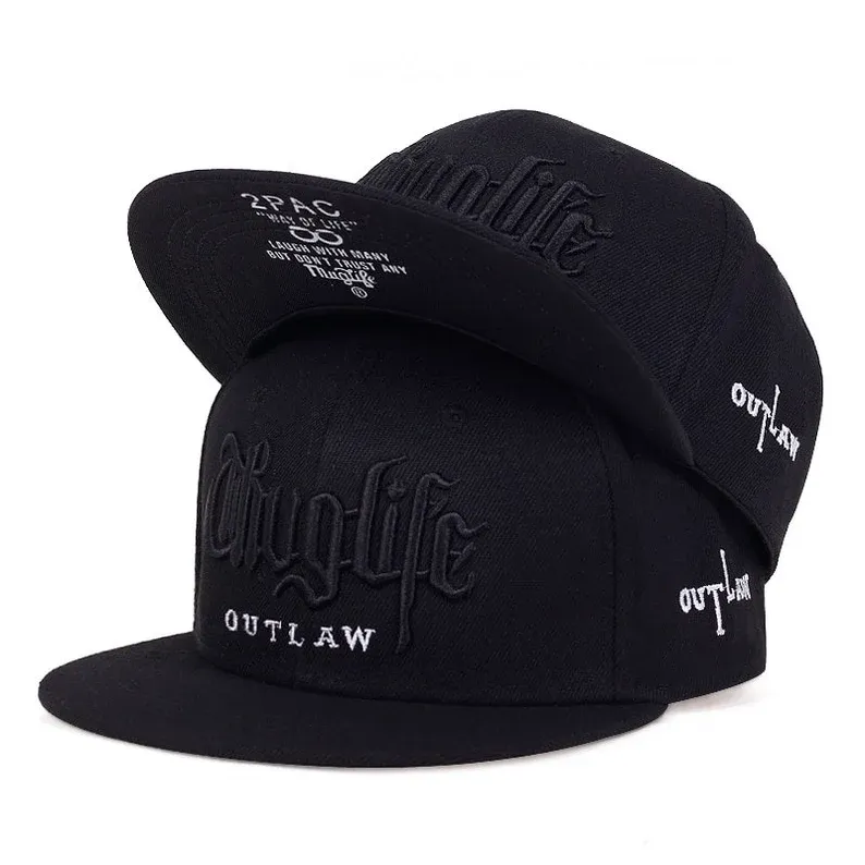 ( TRADE 3 ) TEAM THUG LIFE activewear - LOGO SNAP BACK ADJUSTABLE w/ BLACK colors OPTION 5