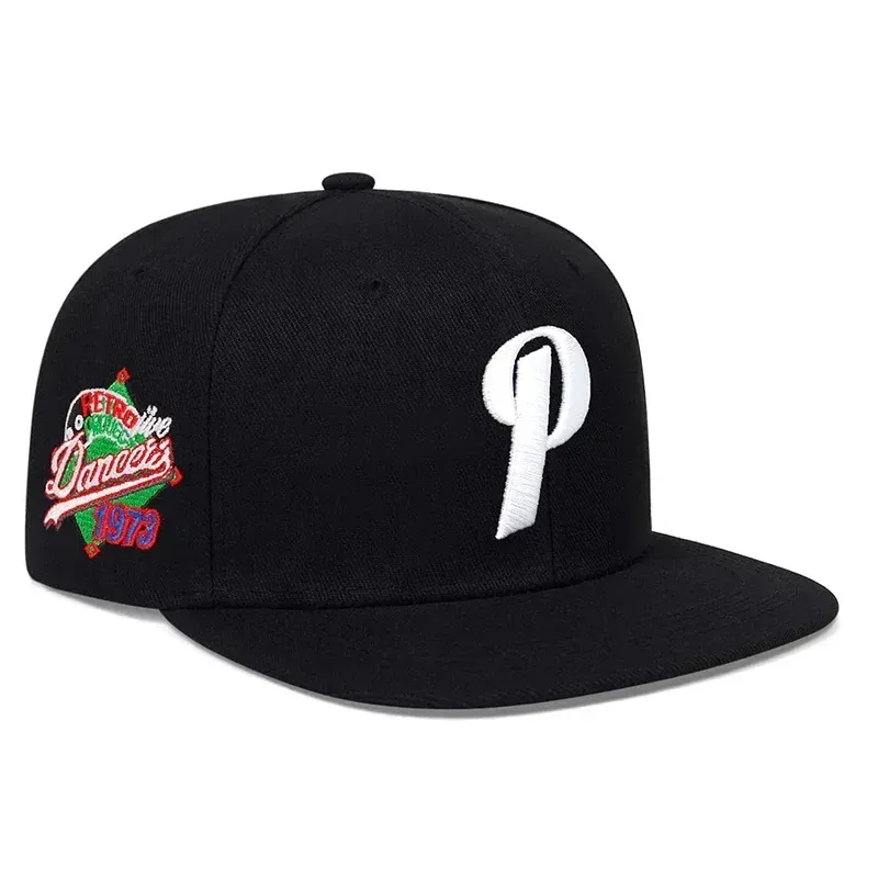 ( TRADE 7 ) P LETTER X activewear - LOGO SNAP BACK ADJUSTABLE w/ black &amp; white colors OPTION 4