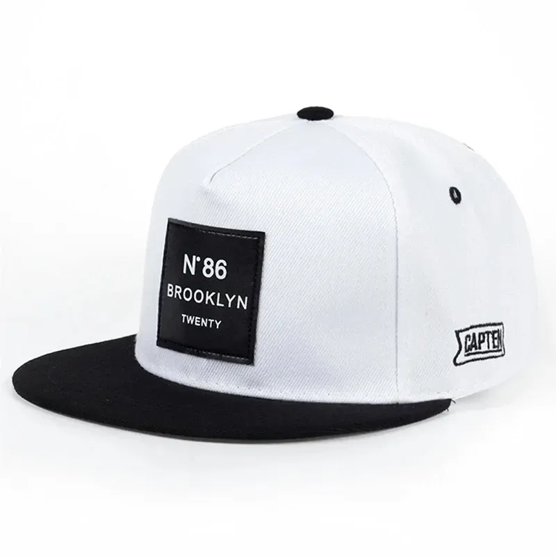 ( TRADE 9 ) 86 B LYN CAP activewear - LOGO SNAP BACK ADJUSTABLE w/ white &amp; black colors OPTION 3