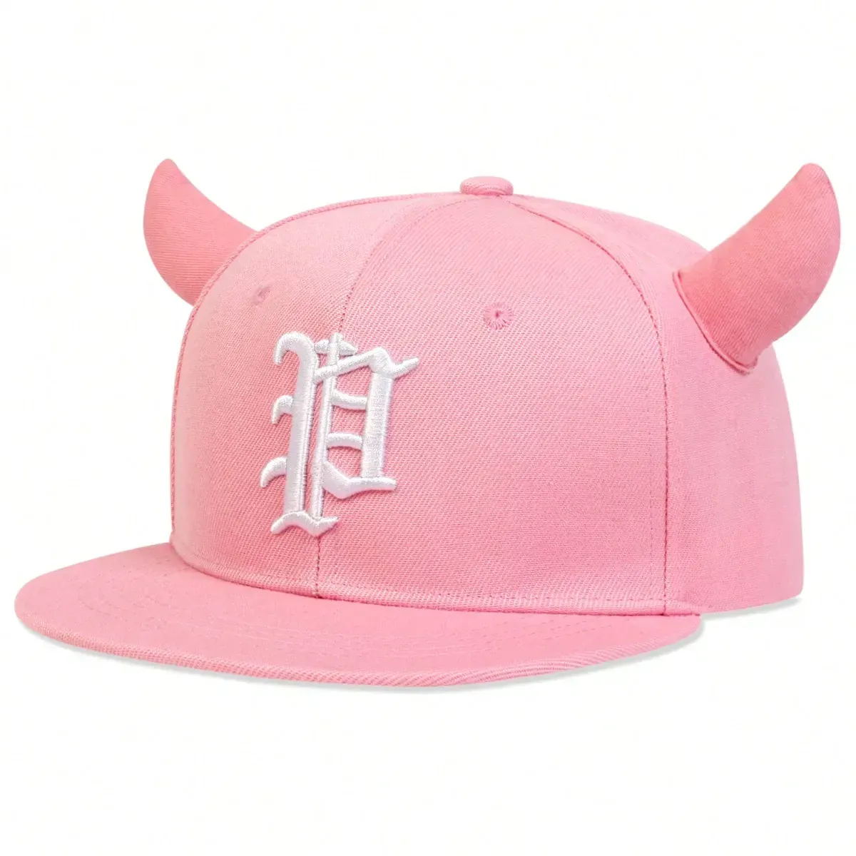 ( TRADE 13 ) LETTER OX P HORN activewear - LOGO SNAP BACK ADJUSTABLE w/ pink colors OPTION 4
