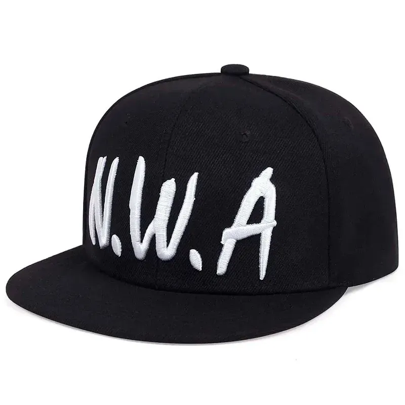 ( TRADE 23) NWA activewear - LOGO SNAP BACK ADJUSTABLE w/ black colors OPTION 1