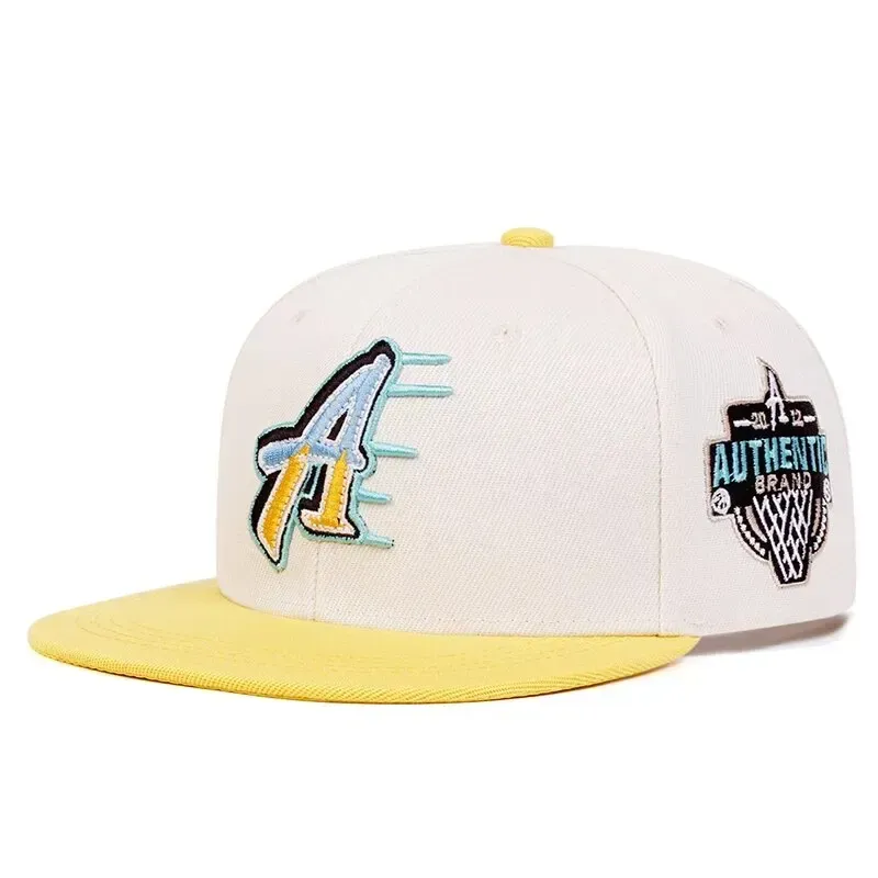 ( TRADE 26) DIME PASS activewear - LOGO SNAP BACK ADJUSTABLE w/ white &amp; yellow colors OPTION 1
