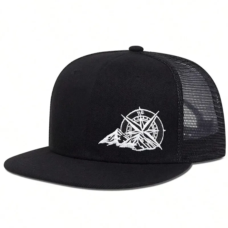 ( TRADE 27) MOUNTAIN NORTH activewear - LOGO SNAP BACK ADJUSTABLE w/ black &amp; white colors OPTION 2