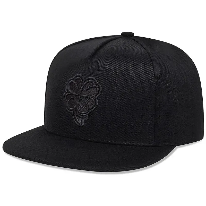 ( TRADE 29) GREEN CLOVER activewear - LOGO SNAP BACK ADJUSTABLE w/ all dark black colors OPTION 1