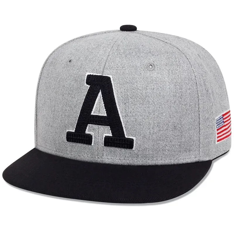 ( TRADE 34) TIGER WOUND activewear - LOGO SNAP BACK ADJUSTABLE w/ grey with USA flag colors OPTION 4