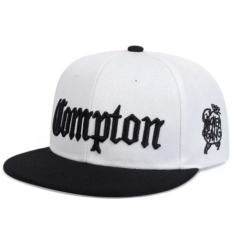 ( TRADE 51) CALI MONRY GANG activewear - LOGO SNAP BACK ADJUSTABLE w/ white black &amp; black brim colors OPTION 2