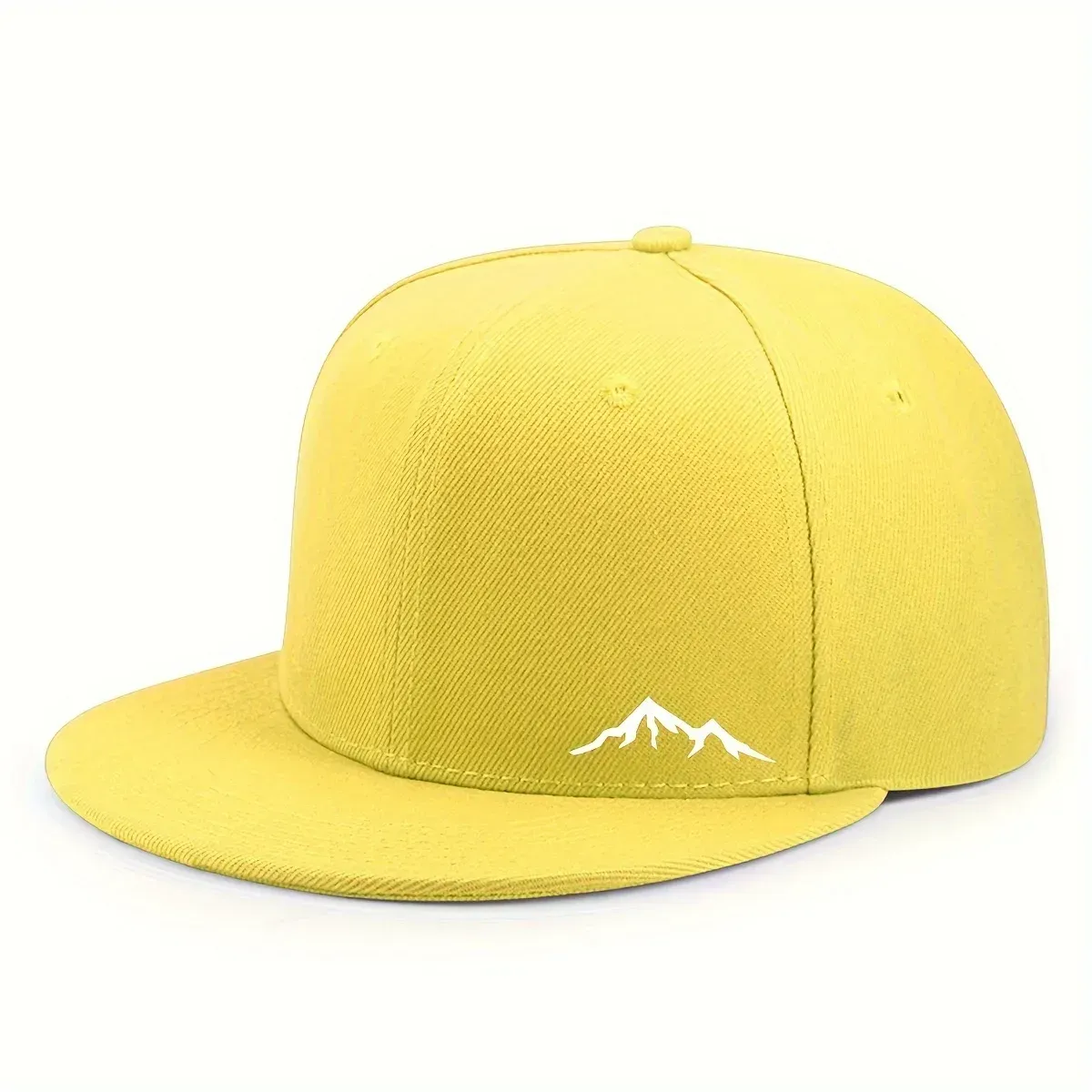 ( TRADE 55) SUNRISE MOUNTAIN PEAK activewear - LOGO SNAP BACK ADJUSTABLE w/ yellow OPTION 7