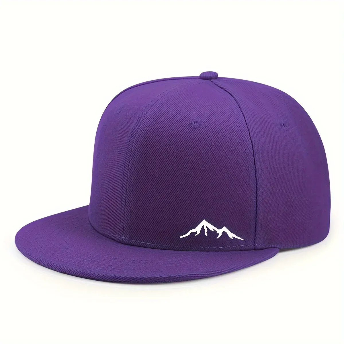 ( TRADE 55) SUNRISE MOUNTAIN PEAK activewear - LOGO SNAP BACK ADJUSTABLE w/ purple OPTION 8