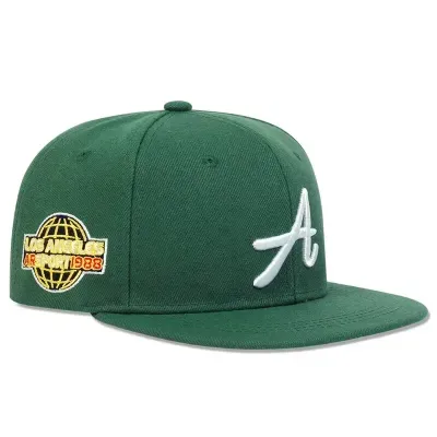 ( TRADE 58) 1988 SPORT CAPITAL activewear - LOGO SNAP BACK ADJUSTABLE w/ green &amp; white OPTION 7