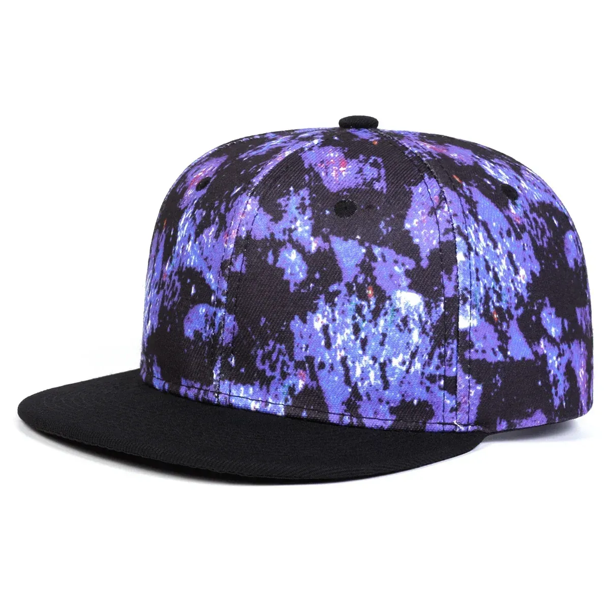 ( TRADE 59) GALAXY ARMY COAT activewear - LOGO SNAP BACK ADJUSTABLE w/ purple &amp; black OPTION 1
