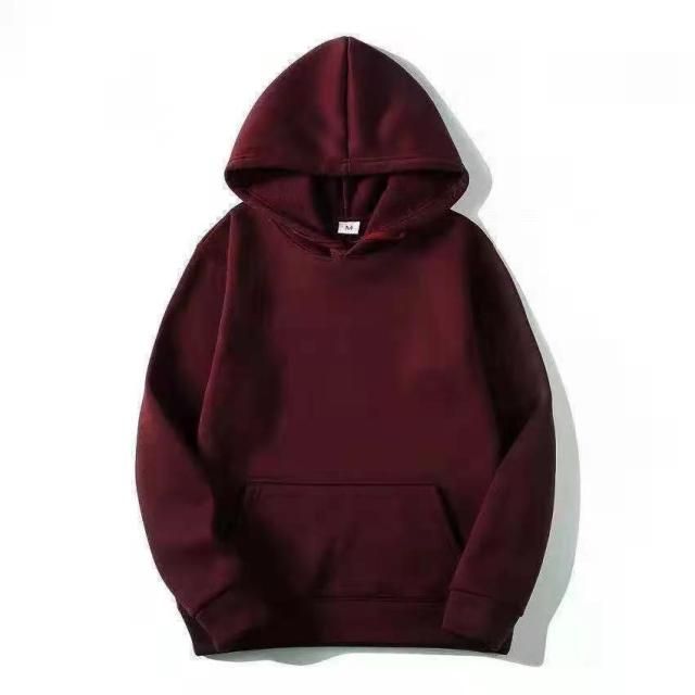 ( TRADE 1 ) HOODIES activewear - KANGAROO POCKETS w/ burgundy color OPTION 9