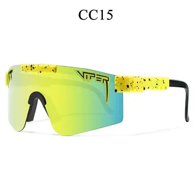( TRADE 03 ) VIPER CYCLING eyewear - SUNGLASSES  w/ yellow blue &amp; black colors OPTION 5