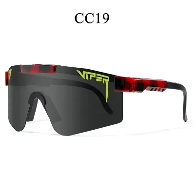 ( TRADE 03 ) VIPER CYCLING eyewear - SUNGLASSES  w/ plaid red black &amp; yellow OPTION 13
