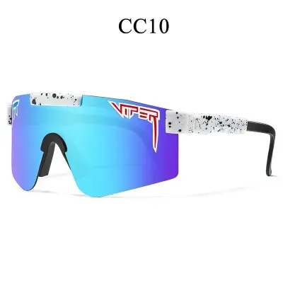 ( TRADE 03 ) VIPER CYCLING eyewear - SUNGLASSES  w/ light blue royal blue black &amp; red OPTION 14