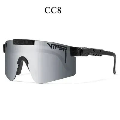 ( TRADE 03 ) VIPER CYCLING eyewear - SUNGLASSES  w/ black dark grey &amp; silver OPTION 16