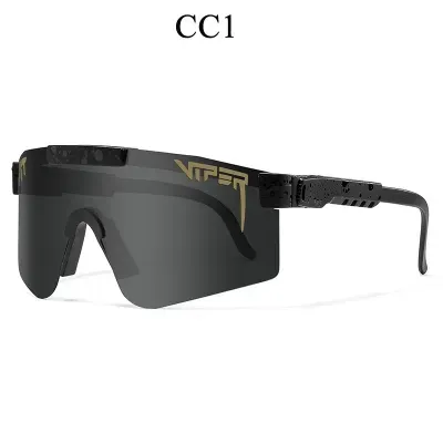 ( TRADE 03 ) VIPER CYCLING eyewear - SUNGLASSES  w/ black &amp; dark tan OPTION 18
