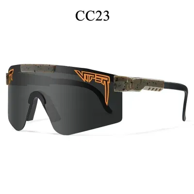 ( TRADE 03 ) VIPER CYCLING eyewear - SUNGLASSES  w/ black orange &amp; dirt brown OPTION 26