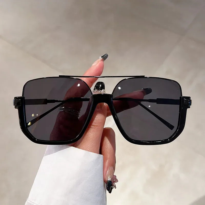 ( TRADE 04 ) OVERSIZED VINTAGE eyewear - SUNGLASSES  w/ black OPTION 3